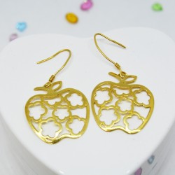 Pendientes de oro de 18K...