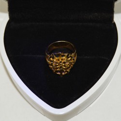 Anillo detalle araña oro 18Q